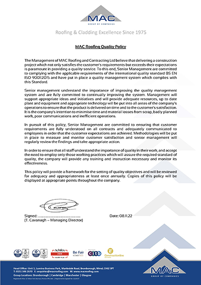 MAC Modern Slavery Policy